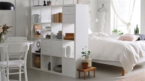 Turn IKEA KALLAX Shelves Into A Chic Room Divider With This Hack