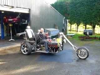 WILDMANS V8 TRIKES.NZ: V8 Super Trike in the making.