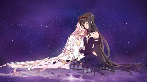 anime, Anime Girls, Akemi Homura, Kaname Madoka, Mahou Shoujo Madoka ...