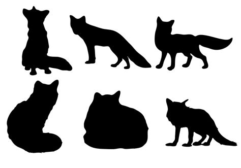 Free Fox silhouette Vector - Download Free Vector Art, Stock Graphics & Images