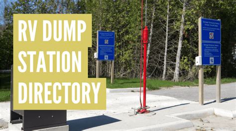 RV Dump Station Directory: Find a Dump Station Near You