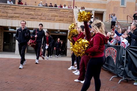 PHOTOS: University of Denver Pioneers men’s hockey team heads to Frozen ...