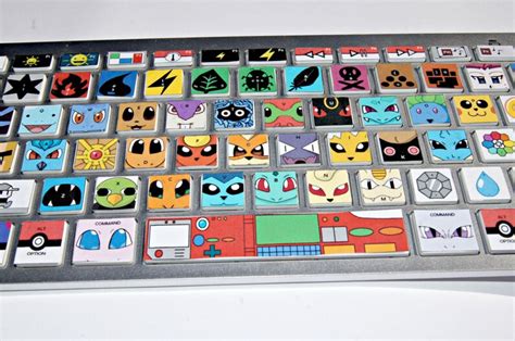 Pokemon keyboard decal for Apple Macs | Etsy