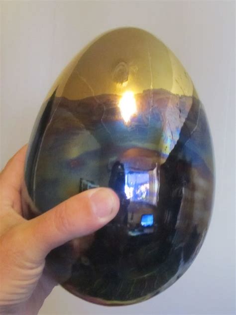 Art Ostrich egg signed | Collectors Weekly