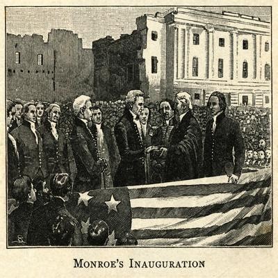 'James Monroe's Presidential Inauguration' Giclee Print | AllPosters.com