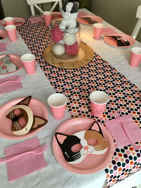 10 Easy Ideas for a Kitty-Cat Themed Birthday Party on a Budget - Brooke Grangard | Cat themed ...