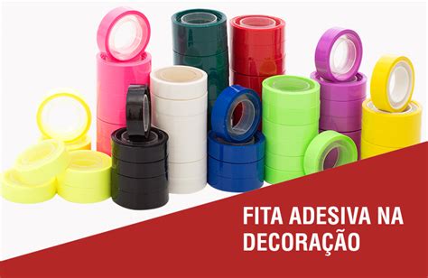 Use fita adesiva colorida na decoração - Fitpel