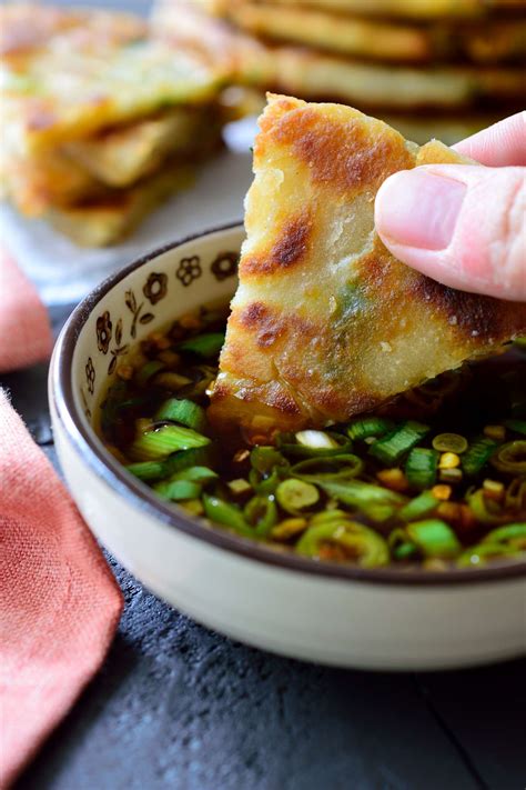 Vegan Scallion Pancakes | Cilantro and Citronella