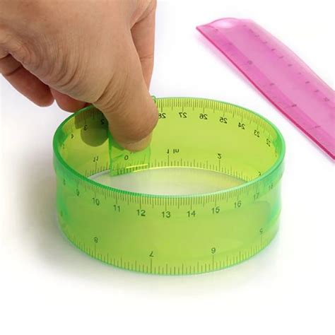 1 PCS Plastic Ruler 30cm Flexible Ruler Cute Plastic Ruler Easy To ...