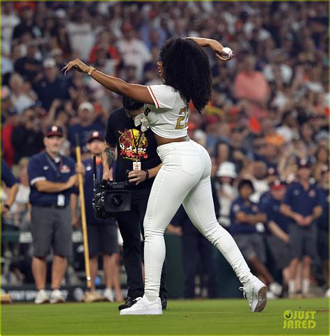 Megan Thee Stallion Throws the First Pitch on MLB Opening Day in Houston! (Video): Photo 4916020 ...