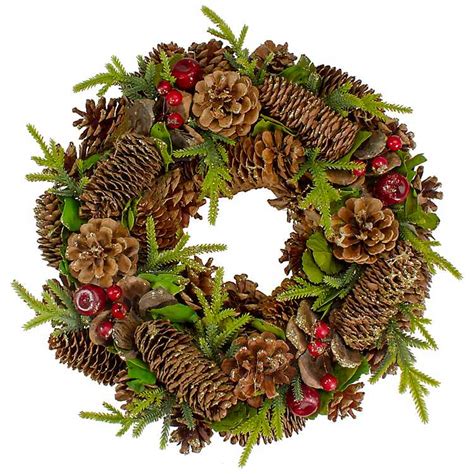 Green and Brown Pinecone Mini Wreath | Kirklands Home