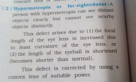 what causes long sightedness?how is it corrected. - brainly.com