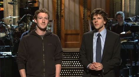 VOTD: Mark Zuckerberg Meets Jesse Eisenberg On 'Saturday Night Live'