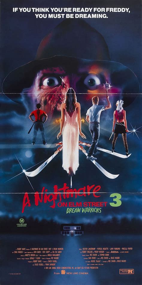 Poster for A Nightmare on Elm Street 3: Dream Warriors (1987, USA ...