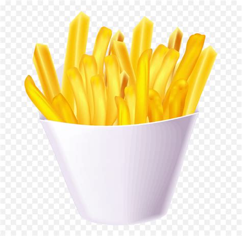 Fries Clipart Face Fries Face Transparent Free For Download - French Fries Cup Png Emoji,French ...