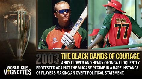 World Cup Vignettes: Flower and Olonga's black-armband protest in 2003 ...