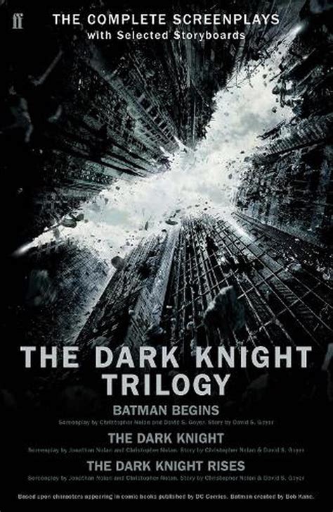 Dark Knight Trilogy by Christopher Nolan, Paperback, 9780571287789 ...