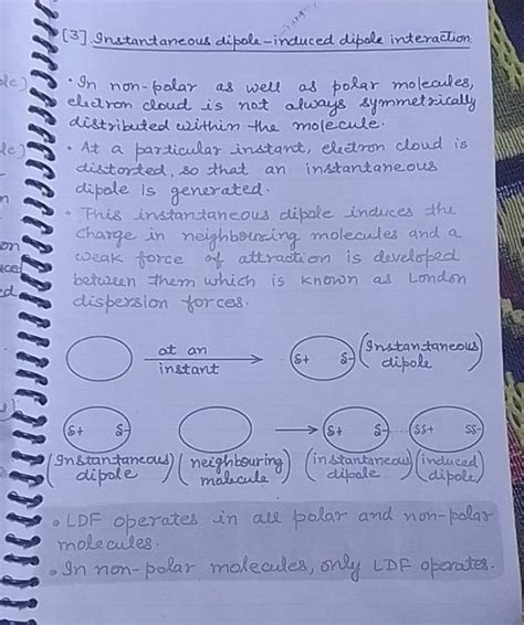 [3]. Instantaneous dipole-induced dipole interaction. - In non-folar as w..