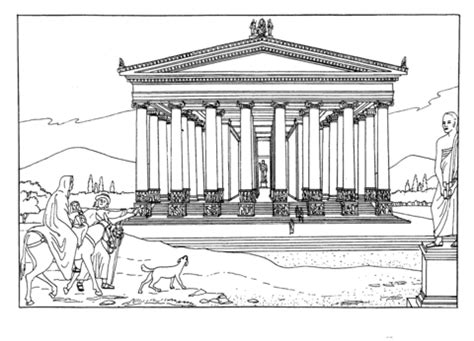 Temple Of Artemis At Ephesus coloring page | Free Printable Coloring Pages