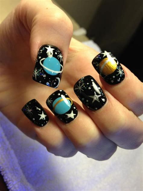 50 Gorgeous Galaxy Nail Art Designs and Tutorials 2022