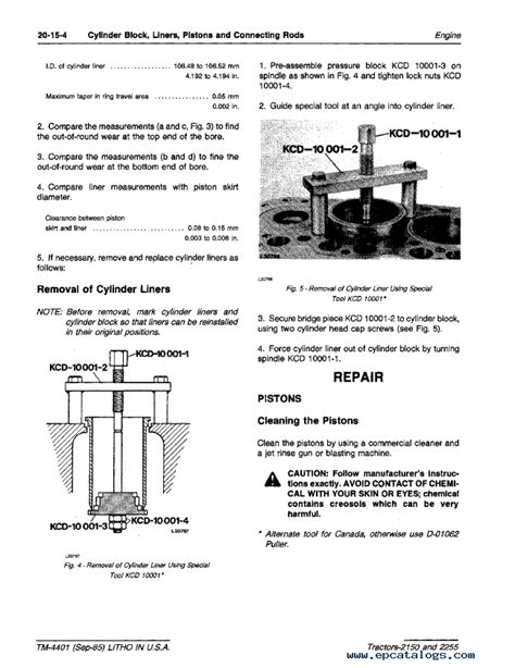 John Deere 2150 2255 Tractors TM4401 Technical Manual PDF