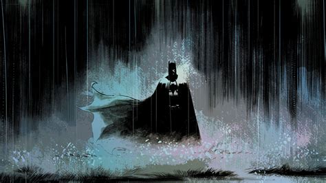 Batman in the Shadows: HD Comic Wallpaper