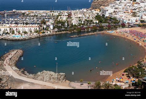 Puerto De Mogan Stock Photo - Alamy