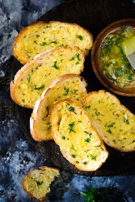 Garlic Herb Bread can be made for breakfast - WhiskAffair