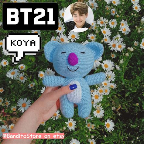 BTS BT21 PLUSHIES rj koya tata shooky cooky mang chimmy | Etsy