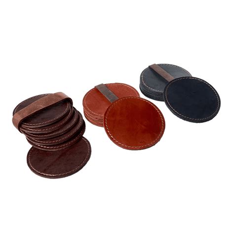 Leather Coasters - Pampa's Way