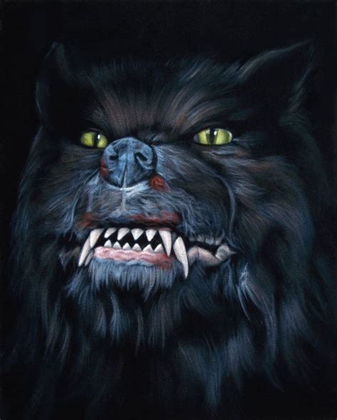 Bruce White "Gmork" [A. Lecter: I love this character!] | Werewolf, Movie art, Velvet painting