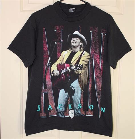 Vintage Alan Jackson on Tour 1994 Concert Tour Mens L Lrg T Shirt Country Music | Lrg t shirts ...