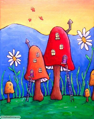 Gnome Home - Original Art Painting | Original Acrylic Landsc… | Flickr