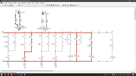 fluidsim | Electro Pneumatic circuit | TUTORIAL - YouTube