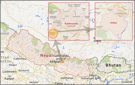 Location of Kirtipur ( google maps) | Download Scientific Diagram