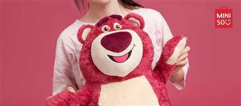 Sitting Lotso Plush Toy by Miniso, Hobbies & Toys, Toys & Games on ...