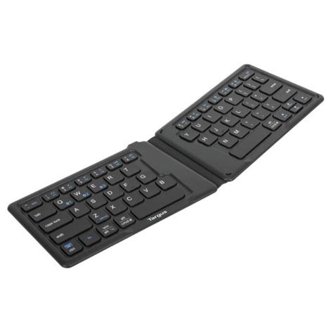 Teclado Ergonómico Plegable Bluetooth Antimicrobiano (Negro) - AKF003ES - MaxiTec