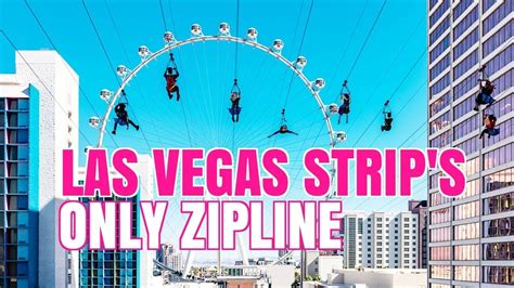 Top Las Vegas Strip Zipline | Fly LINQ | The LINQ Promenade - YouTube