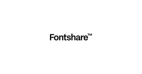 Fontshare: Quality Fonts. Free.