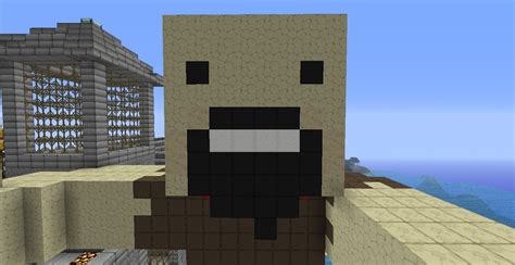 Notch statue Minecraft Project