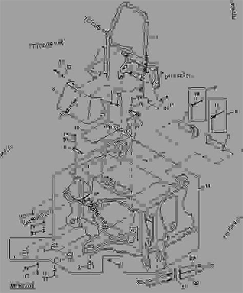 SUBFRAME ASSEMBLY AND MISCELLANEOUS PARTS - BACKHOE, LOADER John Deere 110 - BACKHOE, LOADER ...