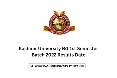 Kashmir University BG 1st Semester Batch 2022 Results Date – Check Now ...