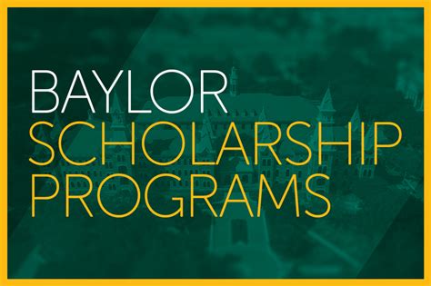 2022-23 Freshman Scholarship Programs | Undergraduate Admissions | Baylor University