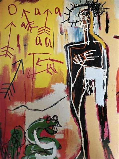 Jean-Michel Basquiat “Acque Pericolose, 1981” Graffiti Print in Colors ...