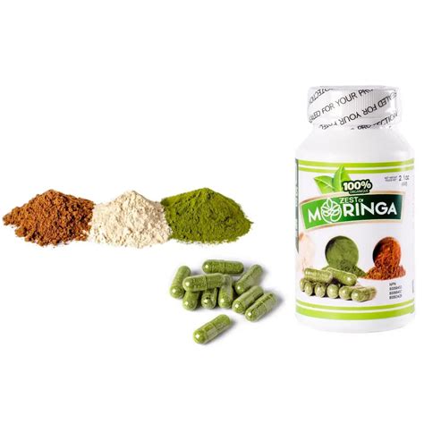 Moringa Oleifera Capsules | 100% Organic Superfood Supplement | Zest Of Moringa