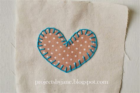 Hand applique using blanket stitch | Projects by Jane