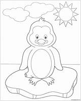 45  Cute Coloring Pages Of Baby Penguins sketch template