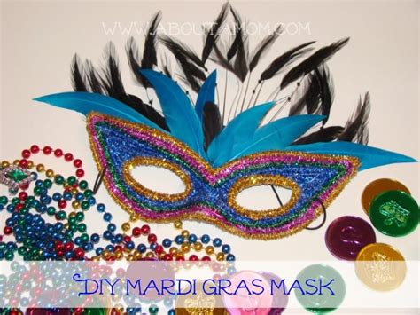 DIY Mardi Gras Mask