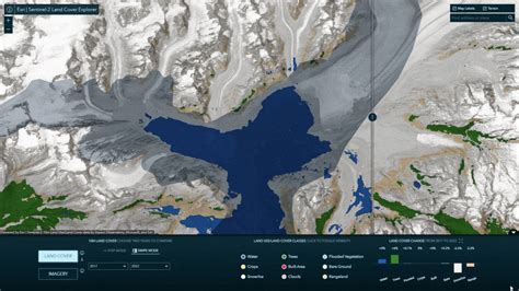 How to make this map of a melting glacier