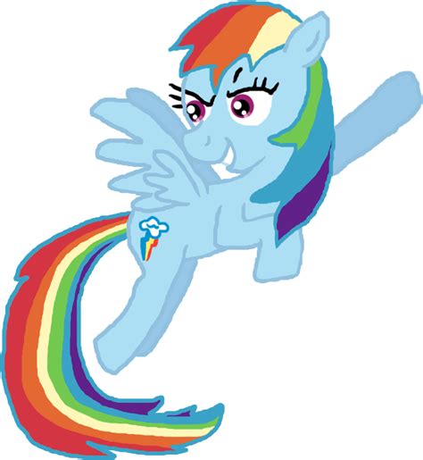 Rainbow Dash Flying Up by Mighty355 on DeviantArt